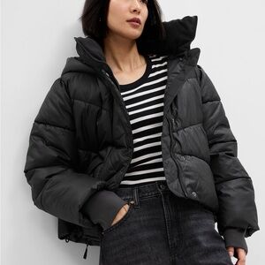 Women's Black Puffer Jacket